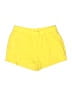 Vero Moda Solid Yellow Athletic Shorts Size L - photo 1
