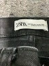 Zara Chevron-herringbone Black Jeans Size 4 - photo 7