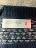 Knit Mix Houndstooth Blue Pullover Sweater Size S - photo 7