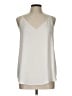 Ann Taylor LOFT Outlet 100% Polyester Ivory Sleeveless Blouse Size L - photo 1