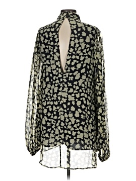 Assorted Brands Long Sleeve Silk Top (view 2)