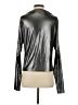 KAMALIKULTURE Metallic Silver Gray Long Sleeve Top Size XS - photo 2