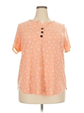 Star Vixen Short Sleeve Henley (view 1)