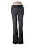 Simply Vera Vera Wang Chevron-herringbone Gray Jeans Size 6 - photo 1
