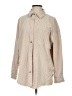Unbranded 100% Polyester Tan Long Sleeve Blouse Size S - photo 1