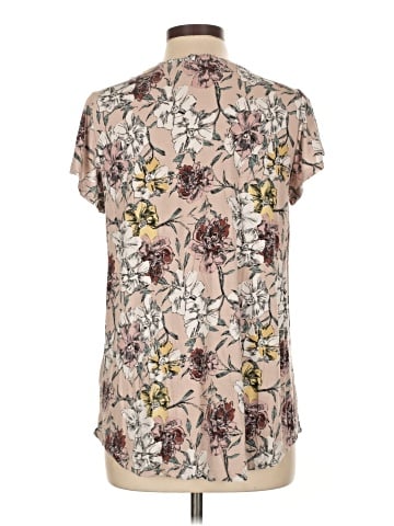 fleur bleue Short Sleeve Blouse (view 2)