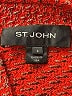St. John Tweed Red Blazer Size 4 - photo 6