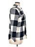 Natural Reflections 100% Cotton Checkered-gingham Gray Long Sleeve Button-Down Shirt Size XL - photo 4