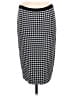 Elle Houndstooth Black Casual Skirt Size M - photo 2
