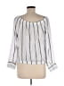Sanctuary Silver White 3/4 Sleeve Blouse Size L - photo 2