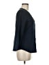 Ecru 100% Cotton Black 3/4 Sleeve Blouse Size M - photo 4