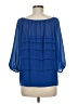 Studio M Blue 3/4 Sleeve Blouse Size M - photo 2