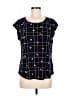 Elle Black Short Sleeve Top Size M - photo 1
