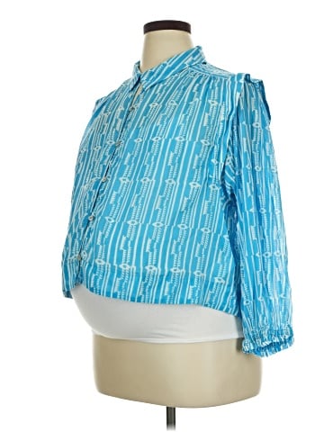 Motherhood 3/4 Sleeve Blouse (view 1)