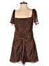 Show Me Your Mumu 100% Polyester Animal Print Brown Romper Size S - photo 1