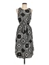 Mod Ref 100% Polyester Argyle Gray Casual Dress Size M - photo 1