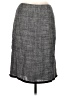 Jon 100% Linen Tweed Gray Formal Skirt Size 6 - photo 1
