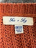 She + Sky Orange Poncho One size - photo 7