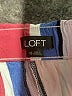 Ann Taylor LOFT 100% Rayon Stripes Blue Casual Pants Size XS - photo 7