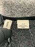 Moth Stripes Black Pullover Sweater Size XS - photo 7