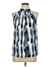 Shein 100% Polyester Blue Sleeveless Blouse Size L - photo 1