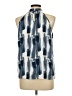 Shein 100% Polyester Blue Sleeveless Blouse Size L - photo 2