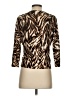 Talbots Animal Print Brown Cardigan Size S - photo 2