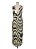 Assorted Brands Stripes Ivory Casual Dress Size M - photo 2