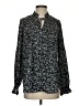 Mystree Floral Black Long Sleeve Blouse Size S - photo 1