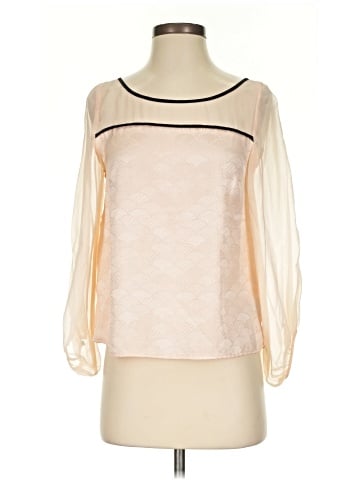 Corey Lynn Calter Long Sleeve Silk Top (view 1)