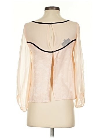 Corey Lynn Calter Long Sleeve Silk Top (view 2)