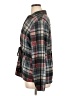 NY Collection Plaid Gray Long Sleeve Blouse Size XL (petite) - photo 5