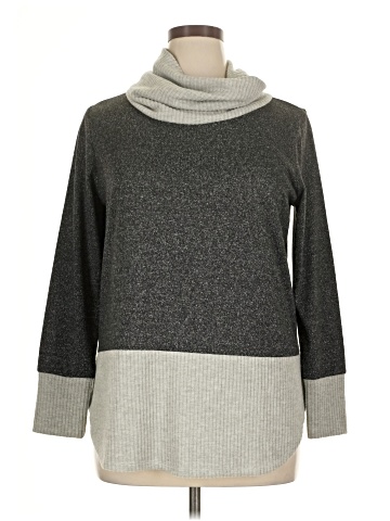 NY Collection Turtleneck Sweater (view 1)