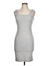 Windsor Solid Gray Casual Dress Size L - photo 1
