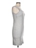 Windsor Solid Gray Casual Dress Size L - photo 4