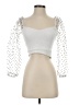 Zara White 3/4 Sleeve Top Size S - photo 1