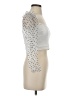 Zara White 3/4 Sleeve Top Size S - photo 4