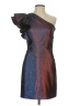 Veronica Beard Metallic Silver Cocktail Dress Size 2 - photo 1