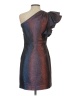 Veronica Beard Metallic Silver Cocktail Dress Size 2 - photo 2