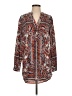 Gianni Bini Paisley Brown Long Sleeve Blouse Size S - photo 1