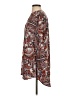 Gianni Bini Paisley Brown Long Sleeve Blouse Size S - photo 5