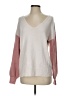 14th & Union Color Block Pink Pullover Sweater Size S - photo 1