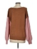 14th & Union Color Block Pink Pullover Sweater Size S - photo 2