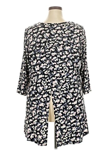 fleur bleue 3/4 Sleeve Blouse (view 2)