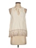Faherty Ivory Sleeveless Blouse Size XS - photo 1