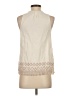 Faherty Ivory Sleeveless Blouse Size XS - photo 2