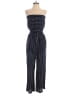 Mustard Seed 100% Rayon Stripes Blue Jumpsuit Size S - photo 1