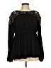 Torrid Black Long Sleeve Blouse Size Med Plus (00) - photo 1