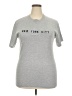 Assorted Brands Silver Short Sleeve T-Shirt Size 2X - photo 1