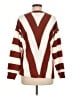 Unbranded 100% Acrylic Chevron-herringbone Burgundy Pullover Sweater Size M - photo 2